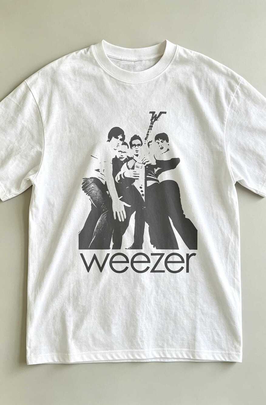 Weezer White T Shirt